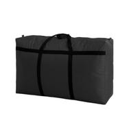 Didelės talpos sulankstomos čiužinių laikymo krepšiai Oksfordo audinys Tvirtas Tvirtas Persikraustymo krepšiai Apsaugoti nuo dulkių Nešiojami 73x50x27cm black