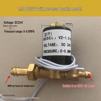 MIG/MAG ir TIG suvirintojo solenoidas: 220V, 12V elektromagnetinis dujų vožtuvas, 24V elektrinis vožtuvas, 36V argono vožtuvas su fiksavimo spaustuku, 1.5