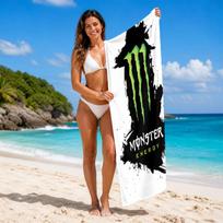 Monster Energy Quick Dry Microfiber Beach Towel Soft Absorbent Sand Resistant Towel For Beach Pool Travel Summer 70cmx140cm(27x55inch)