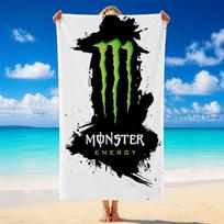 Monster Energy Quick Dry Microfiber Beach Towel Soft Absorbent Sand Resistant Towel For Beach Pool Travel Summer 80cmx160cm(31x63inch)