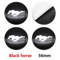4 vnt. 3D 56 mm rato dangtelio centrinis lipdukas 60 mm Ford logotipas Rato stebulės dangtelis Automatinis ratlankio tvirtinamas apsaugos nuo dulkių ženklelio dangtelio lipdukas 4Pcs  Ford