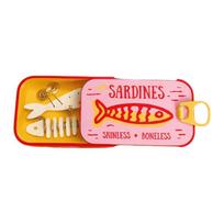3D Printed Sardine Tin Jewelry Box Multi Functional Jewelry Display Organizer  Home Decor Style 5 pink