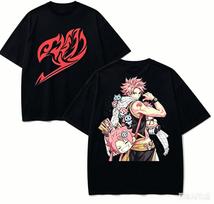 Fairy tail Anime Lover T-shirt Harajuku Cotton New Model High Street Retro Oversized Unisex Har S red