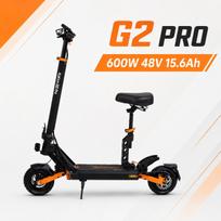 Naujas Kukirin G2 PRO 600W vieno variklio elektrinis paspirtukas Miesto sulankstomas elektrinis paspirtukas Maksimalus greitis 50KM/H 48V-15.6AH maksimalus atstumas 60km G2 PRO 600W-48V-15.6AH-YY
