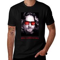 The Big Lebowski Rug Reflection Sunglasses Poster TShirt Work Comfort TShirt for Unisex 4XL black