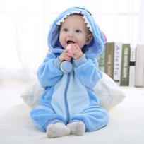 Šliaužtinukai kūdikiams berniukams mergaičių kombinezonai New Born Bebe drabužiai su gobtuvu mažylio rūbai gyvūnų šliaužtinukai 0-3 Months gray