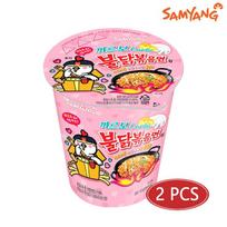 Samyang Carbo Hot Chicken Skonis Ramen mažame puodelyje 80g (2 Skirtingi kiekiai) 2pcs orange