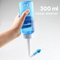 300/500 ML Nosies plovimo vazonėlis Nosies valymas Nosies purškalo buteliukai Neti Pot Nosies skalavimo drėkintuvai Venkite alerginio rinito sinuso suaugusiems vaikams 300ml white