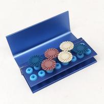 Odontologo poliravimo medžiaga Dantų poliravimo diskų rinkinys Spiralinis lankstus šepetėlis antgalis Deimantinė sistema RA diskas 14 mm ratukas 2,35 mm rankena 6 pcs mixed with holder