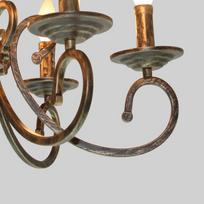 Senovinis liustra Antikvarinis bronzinis kabantis šviestuvas sodyba Auksinė lempa Retro pakabukas svetainei Viešbučio fojė namų baras 2 Headlights brown