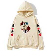 Mielas Čišijos džemperis Alice In Borderland grafiniai džemperiai Anime puloveriai Vyrams Animacinių filmų spauda Gatvės drabužiai Moterims Harajuku Kasdieniai 5XL beige