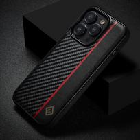 Itin plonas anglies pluošto odinis dėklas iPhone 15 14 Pro Max 13 12 11 Pro XS X 7 8 Plus XR 14 SE 2022 smūgiams atsparus telefono dėklas For iphone 15 pro juoda