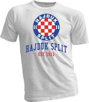 Hajduk Split Kroatija rankų darbo komandinis sportas UEFA Europos futbolo futbolas unisex marškinėliai M white