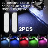 Automobilio durelių žibintai LED pasisveikinimo lemputė Magnetinis valdymas USB įkrovimas Automatiškai atidarytos durys Saugi, apsauganti nuo susidūrimo avarinė signalinė lemputė 2PCS blue