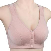 Patogi moteriška medvilninė liemenėlė dovana mamai Fashion Soft Bralette apatinis trikotažas Stretch plius dydžio liemenė liemenėlė 40/90 white