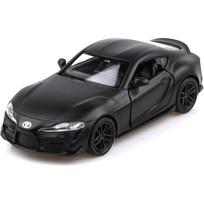 1/36 mastelio Toyota Supra žaislinis automobilis, Toyota Supra Diecast automobilio modelis, atitraukiami žaisliniai automobiliai, automobilių dovanos berniukams mergaitėms 1/36-Sze:12.3*5.2*4cm juoda