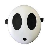 Žaidimas Shy Guy Bros Plastikinė kaukė Cosplay Juokinga miela berniukų mergaičių kaukė suaugusiems Helovino karnavalo vakarėlio kostiumų rekvizitai Aukštos kokybės Boy white