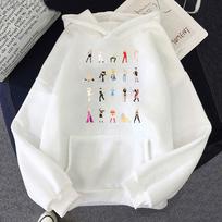 Britney Spears iliustruotas gobtuvas Klasikinio stiliaus dizainas popmuzikos apdovanojimams Unisex Britney gerbėjų dovanų megztiniai 4XL white