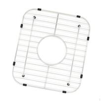 Patvarus nerūdijančio plieno kriauklės grotelės greitam valymui 300x335mm_Center Drain Hole white