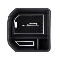 Automobilio porankių daiktadėžės dėklas Volkswagen VW T-Roc Troc 2018 2019 2020 2021 2022 2023 2024 Organizatoriaus priedai white mat balta