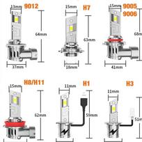 20000LM H8 H11 LED priekinio žibinto lemputė 9005 HB3 9006 HB4 Priekinio žibinto rūko žibintas Canbus Mini 16 vnt. 3570 CSP automobiliui Balta 12V Automobilio lempa 9005/HB3 white