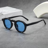 Prabangūs Retro Akiniai Nuo Saulės Mažas Apvalus Rėmelis Itin Lengvi Unisex Lauko Kelionėms Vairavimui Medžių Fotografija Uv400 Atspalviai Akiniai black
