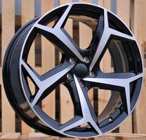 Ratlankis RACINGLINE B5340 R16x6.5 5x112 ET 40 CB 57.1 (Black Polished) (675 kg)