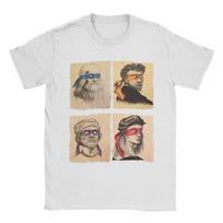 Mokslinės Vėžliukai T-shirt Vyrams Grynos Medvilnės Linksma T-shirt Apvalus Kaklas Mutantinis Ninja Renesanso Marškinėliai Trumpomis Rankovėmis Drabužiai Suaugusiems L white