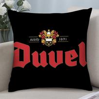 D-Duvel alaus dizaino pagalvės užvalkalas Trumpas pliušinis pagalvės užvalkalas Sofa Dekoratyvinė dovana Namams Dvipusės spaudos pagalvės užvalkalas 18x18Inch