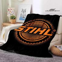Stihl logotipo spausdinta antklodė Flange Šilta antklodė pikniko antklodė Minkšta ir patogi antklodė pledas gimtadienio dovana 30x40in