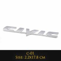 3D Metalinis Ivtec Raidės Emblema Ženklelis Lipdukas Automobilio Stilius Civic Logotipui Automobilio Galinės Uodegos Bagažinės Lipdukai Lipdukai Auto Aksesuarai white