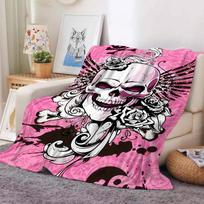 Mados Prekės ženklas E-Ed H-Hardy Antklodė Šilta Ir Minkšta Tinka Miegamajam Svetainei Sofa-lova Biurui Kelionėms Stovyklavimui 30x40in white