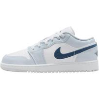 Jordan Air 1 Patogus prigludimas žemi vaikiški krepšinio bateliai Vaikiškas sportbačio modelis Baltas Mėlynas 553560-104 38.5 white