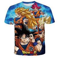 „Dragon Ball“ marškinėliai vaikams, marškinėliai „Anime“ figūrėlės „Son Goku Super Saiyan“ marškinėliai berniukams marškinėliai Vaikiški drabužiai Vasariniai trumpomis rankovėmis 130 black