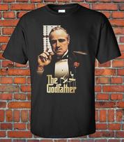 Krikštatėtis Klasikinis MOB Filmo Grafinis Marškinėlis Gangsterio Unisex Marškinėlis S brown