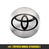 4 vnt. 56 mm automobilio ratlankio lipdukų, centrinio stebulės dangtelio, automobilio emblemos, ženklelio lipdukas, skirtas „Toyota Yaris“, „Corolla“, „Prius“, „Auris“, „Camry Avalon“ black