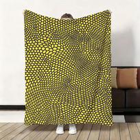 Y-Yayoi Kusama meno gėlės pledas minkštas flanelės pledas šiltas keliams odai draugiškas pledas sofai biurui lovai kelionėms žiemai didelio dydžio 130x150cm