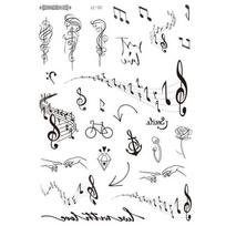 Vandeniui atsparus laikinasis tatuiruotės lipdukas Vasarą Naujas tatuiruotės lipdukas Animacinis tatuiruotės tatuiruotės riešo pėdos ranka vyrams, moterims Nauja 210*150mm white