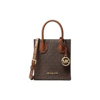 Michael Kors Mk Mercer Monogram Accordion Crossbody krepšys Moteriški rankiniai krepšiai Acorn-Brown 35T1GM9C0I-200 Shopping Bag Set(Basic Set+Shopping Bag) brown