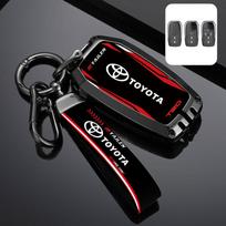 2026 Karštas Toyota ratlankių gaubtelių cinko lydinio sportinio stiliaus automobilio raktų dėklas pilnas dangtelis Toyota CHR Hilux Fortuner Land Cruiser 200 Camry black