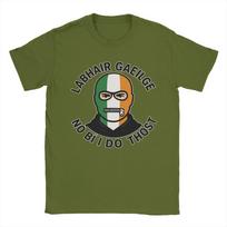 Kelių apsaugos Belfast Airiškos Gaeilge Marškinėliai Medvilniniai Drabužiai Vasariniai Y2K Juokingi Trumpomis Rankovėmis Marškinėliai Apvalia Kaklo Iškirpte Hipis Custom DIY Marškinėliai M gray