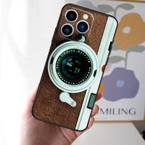Retro Camera Vintage Phone Case For iPhone 16 15 14 Plus 13 12 11 Pro Max Mini X XR XS Max 7 8 Soft Cover iPhone 16Pro MAX black