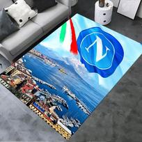 2025 Naujas Neapolio Futbolo Kilimas Svetainės, Miegamojo, Namų Sofos Dekoravimui, Vaikų Žaidimų Neslystantis Grindų Kilimėlis 96 40x60cm( 15x23in )