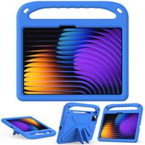 Vaikams skirta EVA planšetės dėklas, skirtas Pad 7 6 Pro 11.2 Redmi Pad 2 Pro 12.1 SE 11 10.61 5 Pro, atsparus smūgiams, su rankena ir stoveliu Xiaomi Pad 5 11inch mėlyna