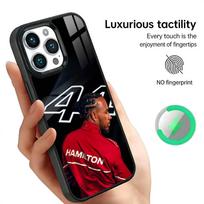 44 L-Lewis H-Hamilton telefono dėklas iPhone17,16,15,14,13,12,11 Plus,Pro Max, Magsafe belaidžio įkrovimo palaikymas iPhone12PRO