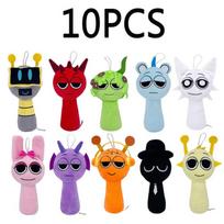 10-20pcs Sprunki Plush Playthings Plush Doll Sprunki Gaming Set Cartoon Pillow Kids Birthday Celebration Gifts Stuffed Dolls Christmas Season Gift