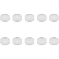 10 vnt. Greitpuodžio atsarginės plūdės vožtuvo tarpinės Universalus plūdės vožtuvo sandariklis Silikoniniai plūdės sandarinimo dangteliai Instant Pot white
