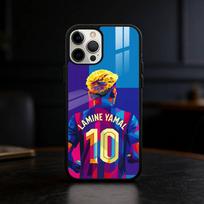 Sportinis L-Lamine Y-Yamal STAR telefono dėklas, skirtas iPhone 17,16,15,14,13,12,Plus,Pro,Max, su magnetiniu belaidžiu įkrovimu iPhone15 blue