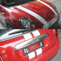 Automobilio Lipdukai Variklio Dangtis Variklis Bagažinė Galinė Dekoro Lipdukai Mini Cooper F55 2015 2016 F56 2014-2016 Tiuningas Dekoras Automobilio Aksesuarai black