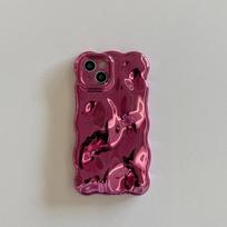 3D Burbuliukų Bangų Rašto Telefono Dėklas Skirtas iPhone 17 16 15 14 13 12 11 Pro Max 16pro Galvanizuotas Minkštas Atsparus Smūgiams Galinis Dangtelis iPhone 13 Pro